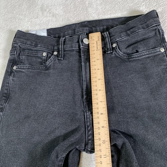 H&M Jeans Mens 32x32 (30x29) Black Skinny Stretch Denim Pants‎ Casual Slim Fit - Picture 6 of 13